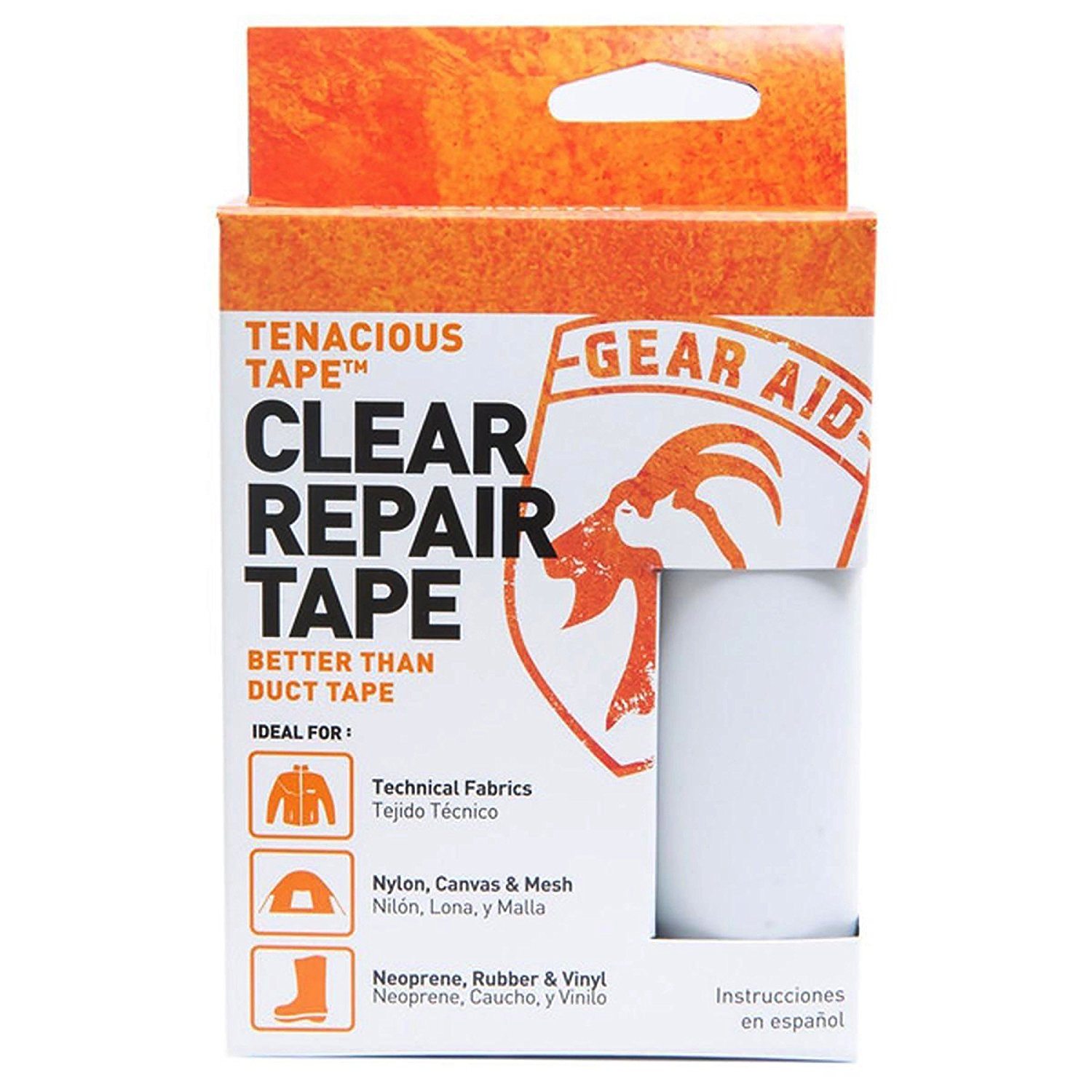 Gear Aid Tenacious Tape Clear Adventure Survival gear